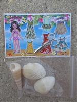 $2.50 - Limited Edition "Leilani's Seaside" PD, Scissors, & Seashell set