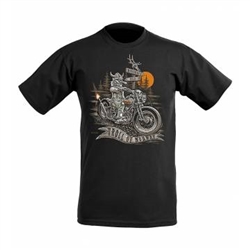 Biker Troll of Norway (Norge) T-shirt, black