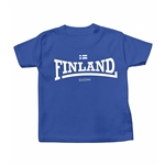 Suomi Finland Lonsdale Baby/Toddler T-shirt, royal blue