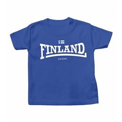 Suomi Finland Lonsdale Baby/Toddler T-shirt, royal blue