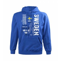 Kingdom of Sweden (Sverige) Hoodie, unisex