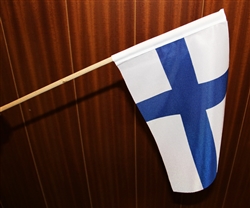 Suomi Finland Flag, 19x32 cm