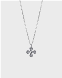 Kalevala Koru Jewelry CROSS FROM KAUKOLA (Kaukolan Risti) Pendant Necklace, silver