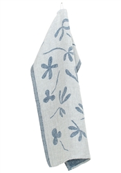 Lapuan Kankurit FRIIDA Kitchen Tea Towel, linen-blueberry, washed 100 % linen