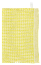 â€‹Lapuan Kankurit MAIJA Dish Cloth or Kitchen Towel, bright yellow/white