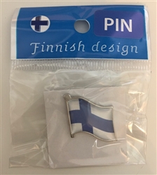 Suomi Finland Flag Pin (Suomen lippu pinssi)