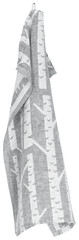 Lapuan Kankurit KOIVU Towel or Sauna Bench Cover, grey/white, 46x60 cm, soft-washed 100 % linen