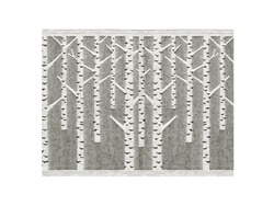 Lapuan Kankurit KOIVU (Birch) Sauna Seat Cover or Small Tablecloth, 46 x 60 cm