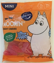 Fazer Moomin Fruit Candy Bag (fruit gummies), 80g