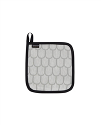 Jokipiin Pellava JUGEND Pot Holder, white/light grey