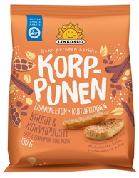 Linkosuo Oat Cinnamon Bun Rusk Rolls KORPPUNEN (kaura ja korvapuusti), crispy, 150 g