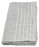 Lapuan Kankurit KASTE Oversize Bath Towel, GREY/white, soft-washed 100 % linen