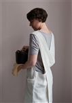 Lapuan Kankurit KASTE PINNY Apron Dress, linen colour, 100 % soft-washed linen