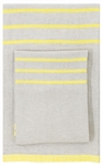 Lapuan Kankurit USVA Oversize Bath Towel, 95X180cm, linen/bright yellow, soft-washed 100 % linen
