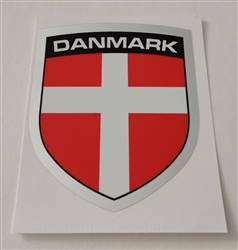 Danmark Denmark Flag Bumper Sticker