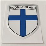 Suomi Finland Flag Car Bumper Sticker