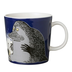 Arabia MOOMIN Mug THE GROKE (Morko), dark blue