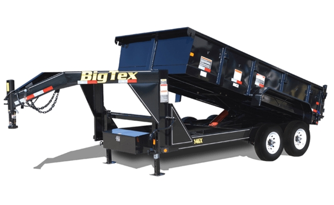 14GX Heavy Duty Tandem Axle Extra Wide Gooseneck Dump, trailers, Burgoon Company, Big Tex Trailers