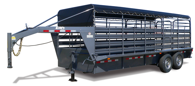 BRUSH BUSTER ES, livestock trailers, Burgoon Company, CM Trailers