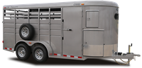 COMBO, horse trailers, Burgoon Company, CM Trailers