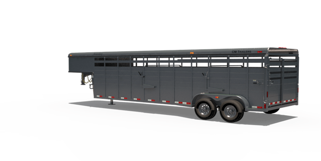ROUNDUP, livestock trailers, Burgoon Company, CM Trailers