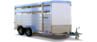 STOCKER-AL-V, livestock trailers, Burgoon Company, CM Trailers