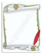 Goes 1288 Inkwell & Quill Scroll Certificate