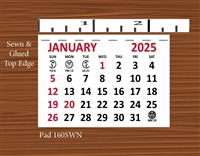 2025 Calendar Pad #160SWN