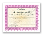 Goes 34615CA Certificate of Recognition