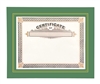 Goes 566-55 Leatherette Frame / Easel (Green-Gold)