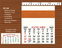 BC60 Card Calendar
