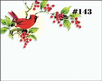 Falls 143 Enclosure Card - Cardinal on Branch