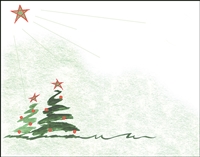 Falls 822  Enclosure Card - Christmas Tree with Star