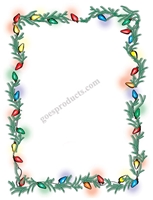 Christmas Lights with Garland