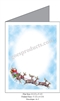 Santa's Sleigh Baronial Card