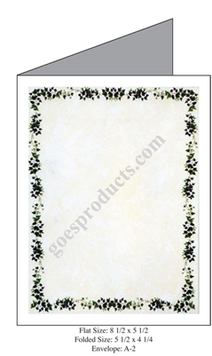 Ivy Border Baronial Card