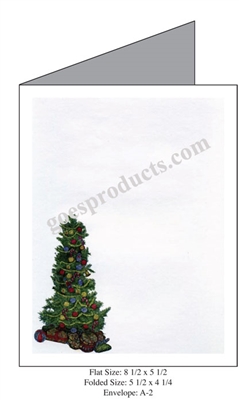 Christmas Tree Baronial Card
