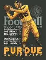Purdue University Football Poster
