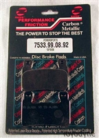 7533.99 Performance Friction Carbon Metallic Racing High Performance Brake Pad Set