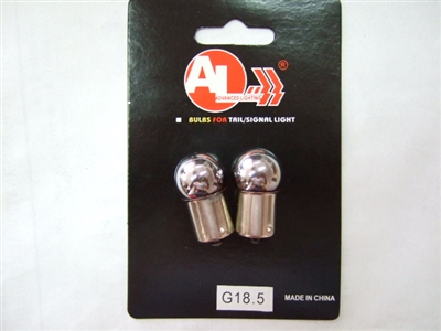 G18.5 Natural Amber Chrome Bulb