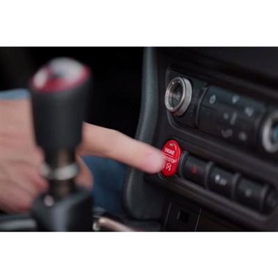 S550 MUSTANG RED STARTER BUTTON INSTALLATION KIT (M-10B776-MR) 2015-16