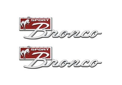 BRONCO SPORT SCRIPT FENDER BADGE KIT (M-1447-BSPRT)