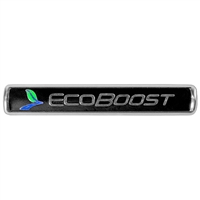 BLACK AND CHROME ECOBOOST EMBLEM