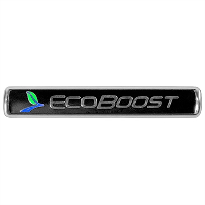 BLACK AND CHROME ECOBOOST EMBLEM