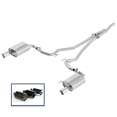 2018 MUSTANG 2.3L ECOBOOST CAT-BACK EXTREME EXHAUST SYSTEM WITH CHROME TIPS