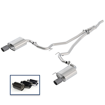 2018 MUSTANG 2.3L ECOBOOST CAT-BACK EXTREME EXHAUST SYSTEM WITH CARBON FIBER TIPS