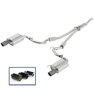 2018 MUSTANG 2.3L ECOBOOST CAT-BACK SPORT EXHAUST SYSTEM WITH CARBON FIBER TIPS