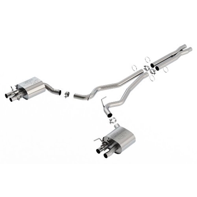 MUSTANG GT350 ACTIVE CAT BACK SPORT EXHAUST SYSTEM (M-5200-MSS) 2015-17