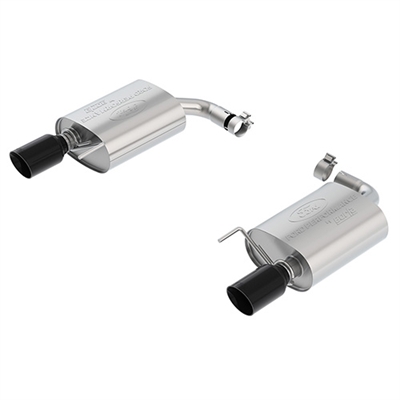 2018 MUSTANG 2.3L ECOBOOST SPORT MUFFLER KIT - BLACK CHROME TIPS