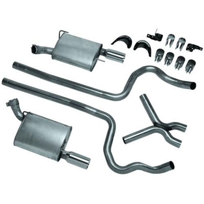 2005-2009 MUSTANG V6 TOURING DUAL EXHAUST KIT (50 STATE)